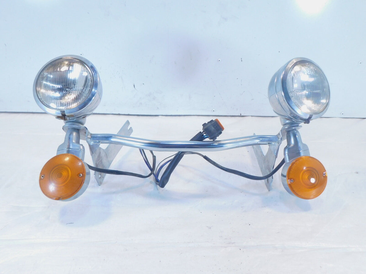 Harley Davidson Electra Glide Classic Ultra & Sport Auxiliary Fog Lights & Bar - C3 Cycle
