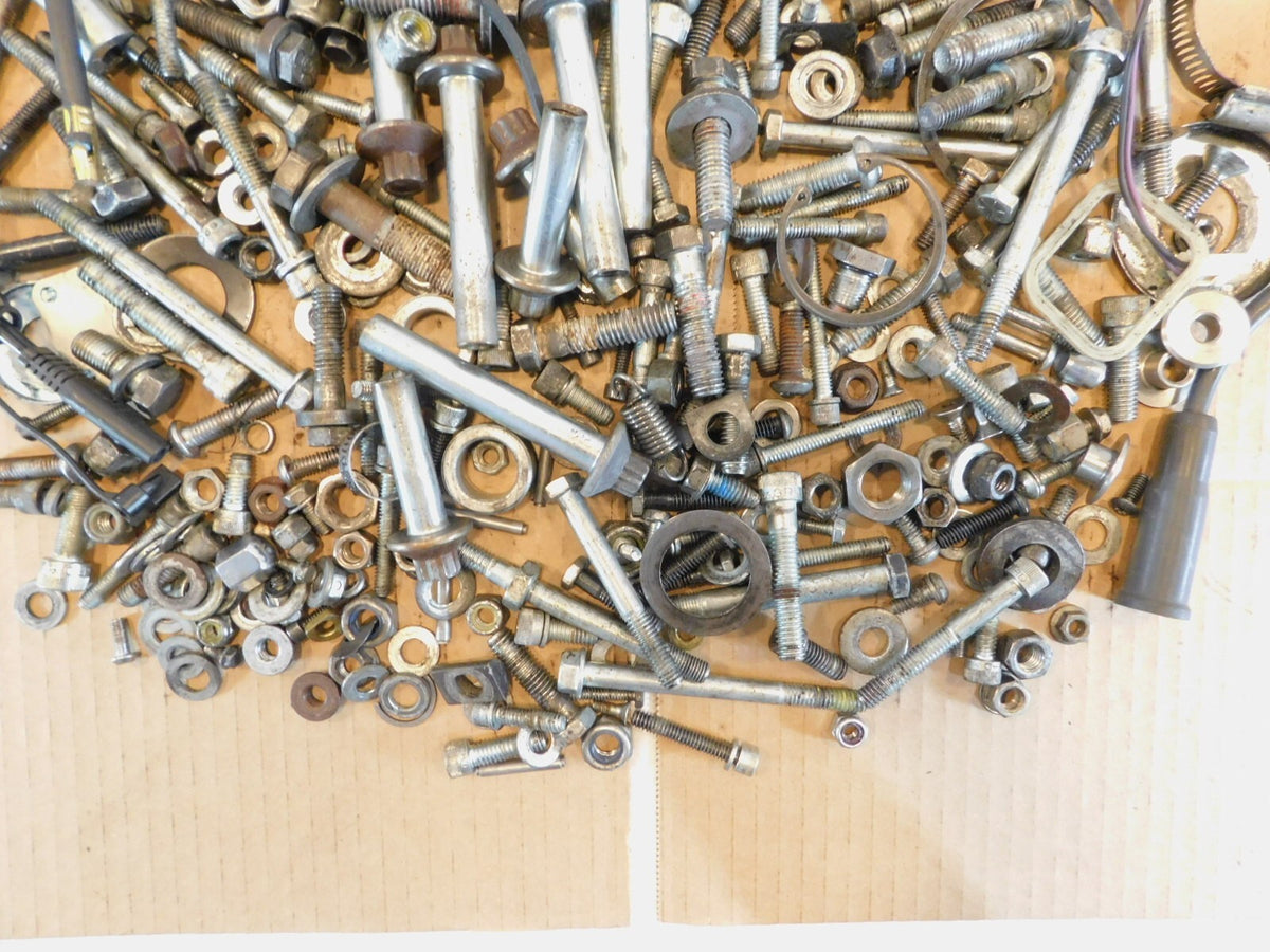 1999 99 Harley Davidson Sportster 883 Nuts Bolts & Brackets Parts Box Lot - C3 Cycle
