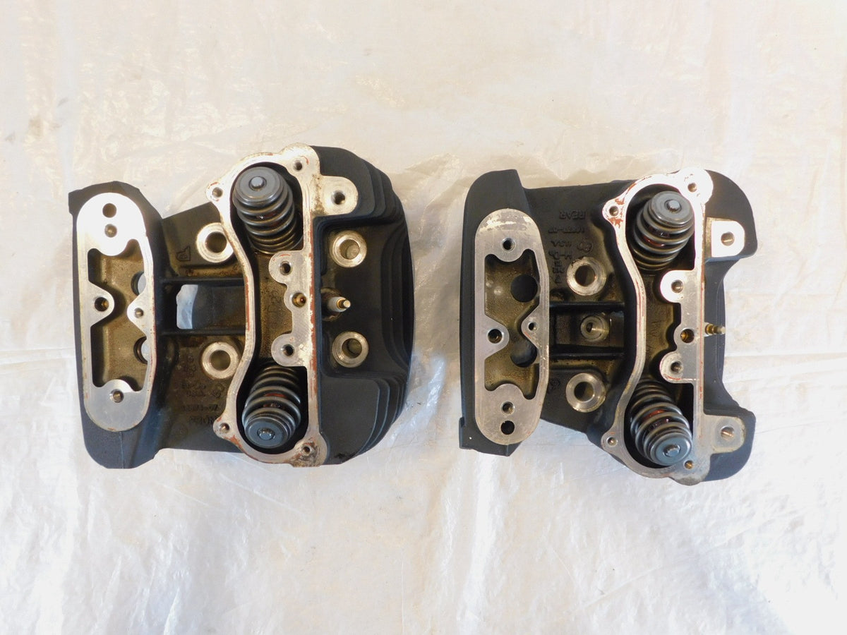 2009-2010 Buell XB XB12 Firebolt Lighting Ulysses Black Cylinder Heads w/ Valves - C3 Cycle