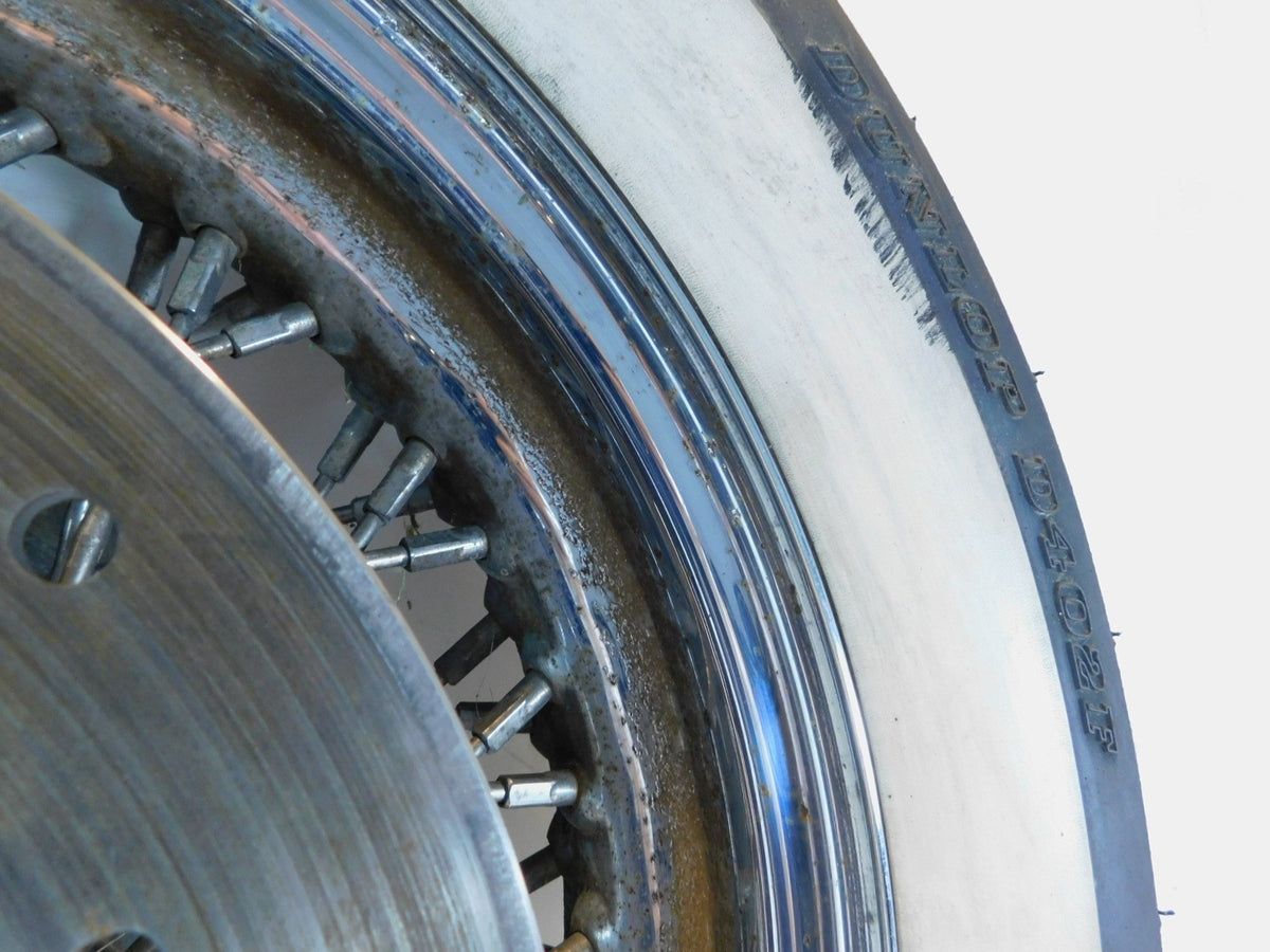 Harley Davidson EVO Touring Electra Glide Chrome Laced Front Wheel Rim & Tire - C3 Cycle