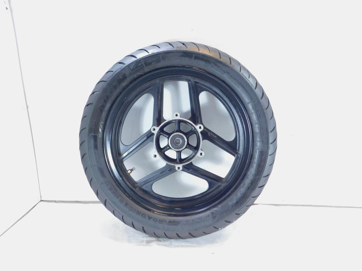 1986 & 1987 Kawasaki Ninja 1000 1000R ZX1000 GPZ Black Front Wheel Rim & Tire - C3 Cycle