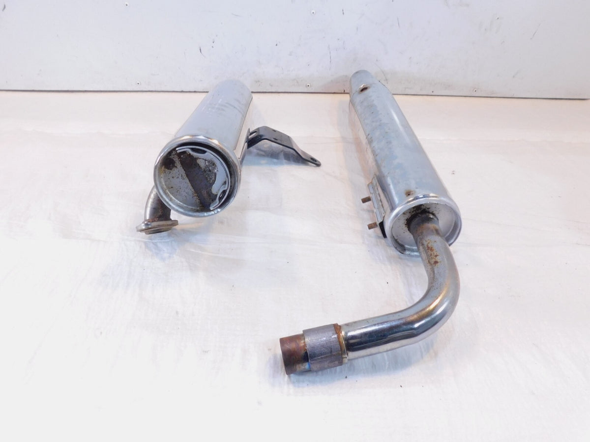 Kawasaki Vulcan 1500 VN1500 Classic & FI Left & Right Dual Muffler Exhaust Pipes - C3 Cycle
