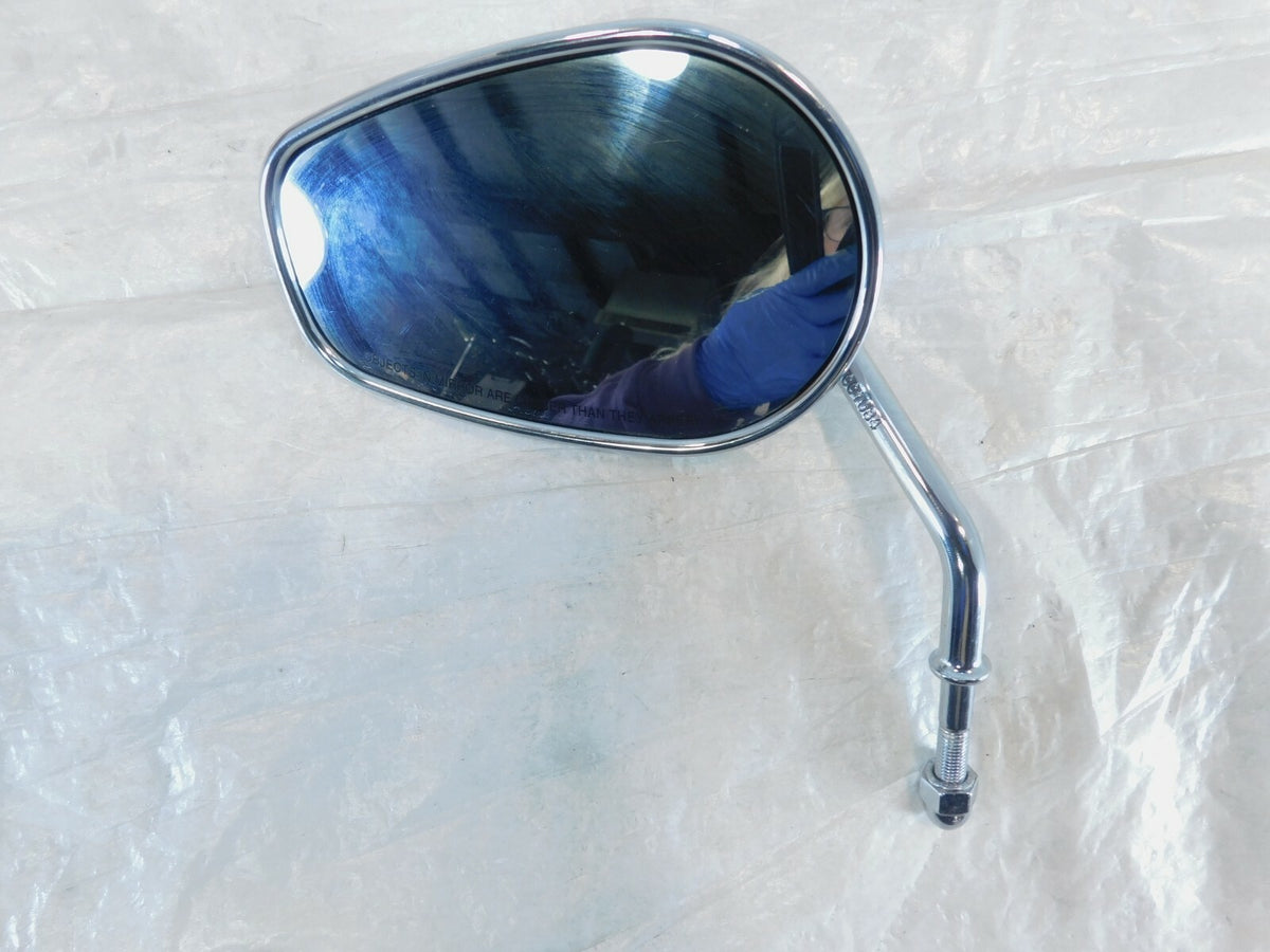 Harley Davidson FXR & Softail & Dyna & Sportster Left Chrome Rear View Mirror - C3 Cycle
