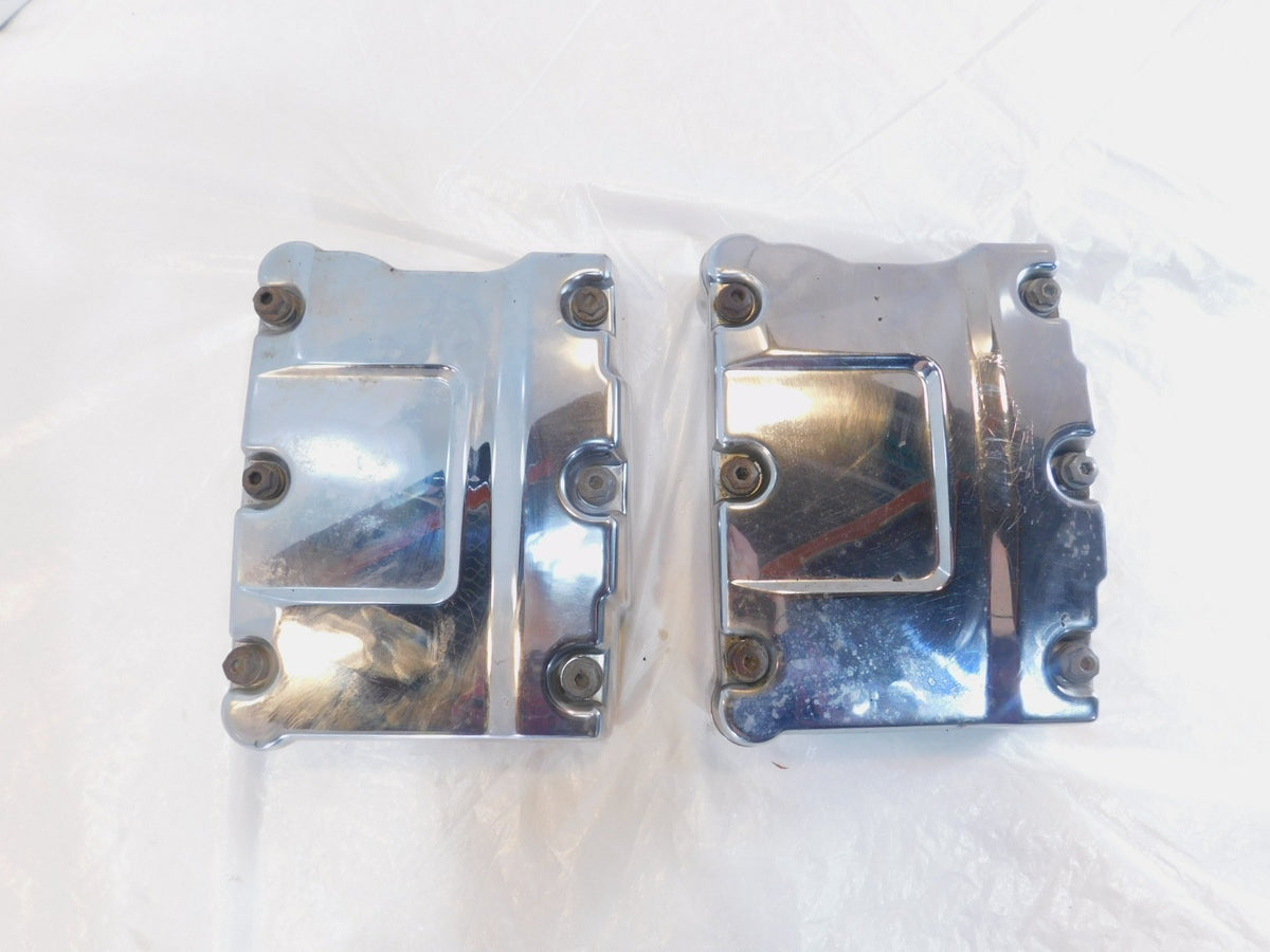 Harley Davidson Touring Dyna & Softail Chrome Cylinder Head Rocker Boxes - C3 Cycle
