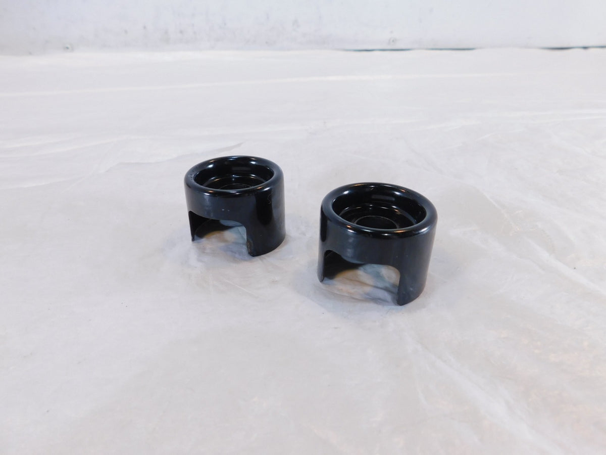 Harley Davidson Sportster 883 & 1200 Black Rear Shock Absorber Top Bolt Covers - C3 Cycle