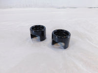 Harley Davidson Sportster 883 & 1200 Black Rear Shock Absorber Top Bolt Covers - C3 Cycle