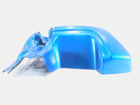 Harley Davidson Electra Glide Ultra Classic Blue Lower Left Leg Cover Fairing - C3 Cycle