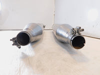 Harley Electra Glide & Road King Chrome Shark Slip on Exhaust Pipe Mufflers - C3 Cycle