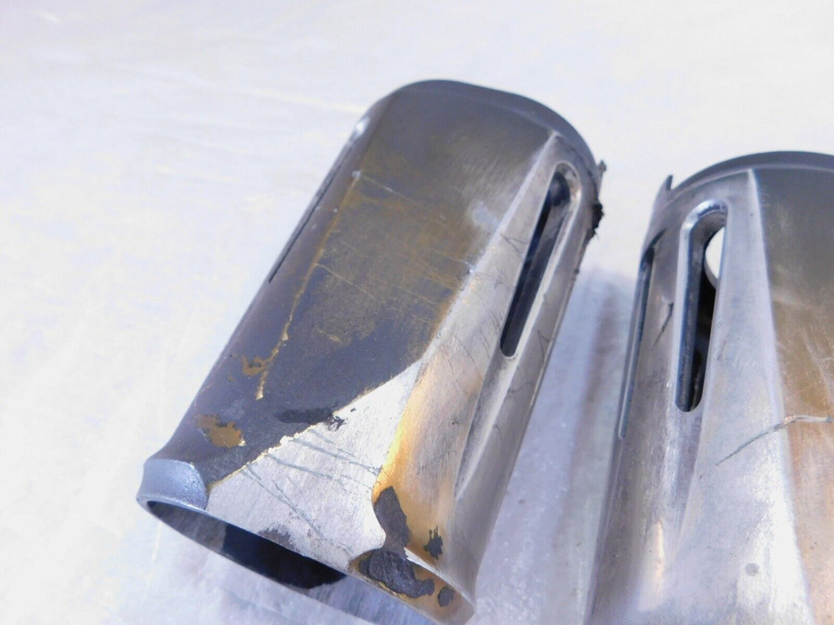 Harley TRoad King & Electra Glide & Softail Slotted Front Fork Slider Cover Tins - C3 Cycle