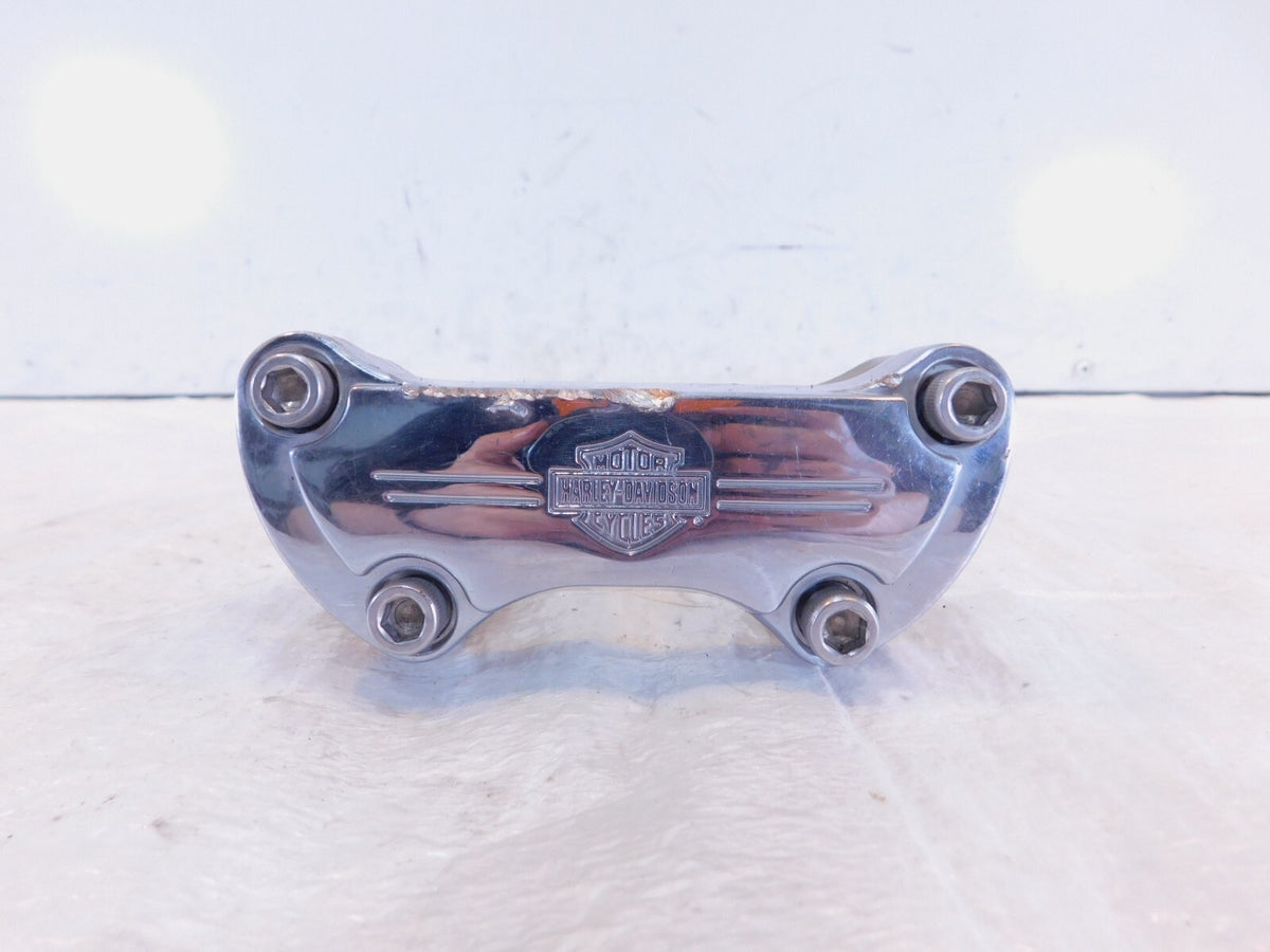 Harley Davidson Softail FXSTC Dyna Wide Glide Handlebar Riser Top Clamp Brackets - C3 Cycle