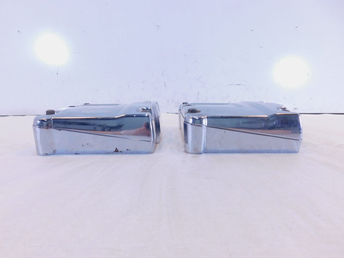Harley Davidson Touring Dyna & Softail Chrome Cylinder Head Rocker Boxes - C3 Cycle