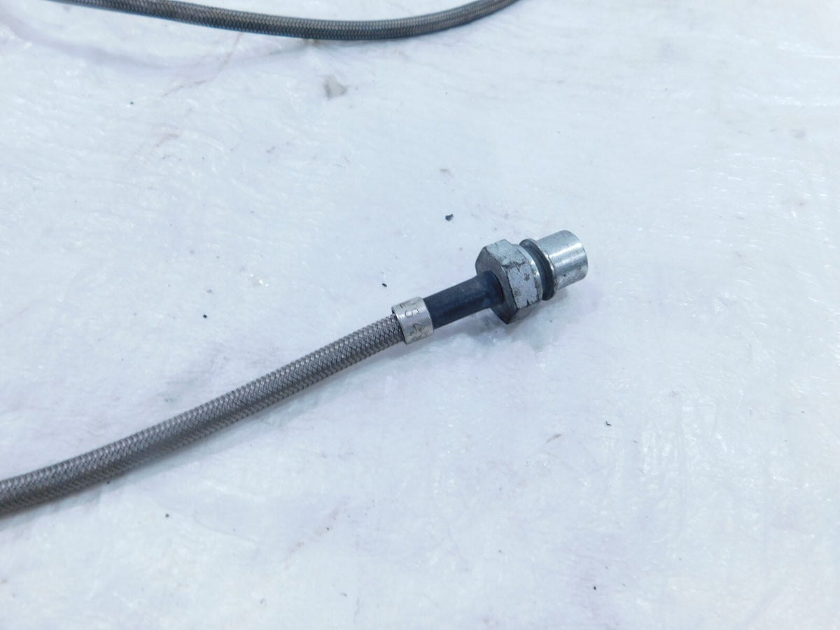 1976 76 Moto Guzzi Convert I V1000 Front Wheel Brake Caliper Hose Pipe Lines - C3 Cycle