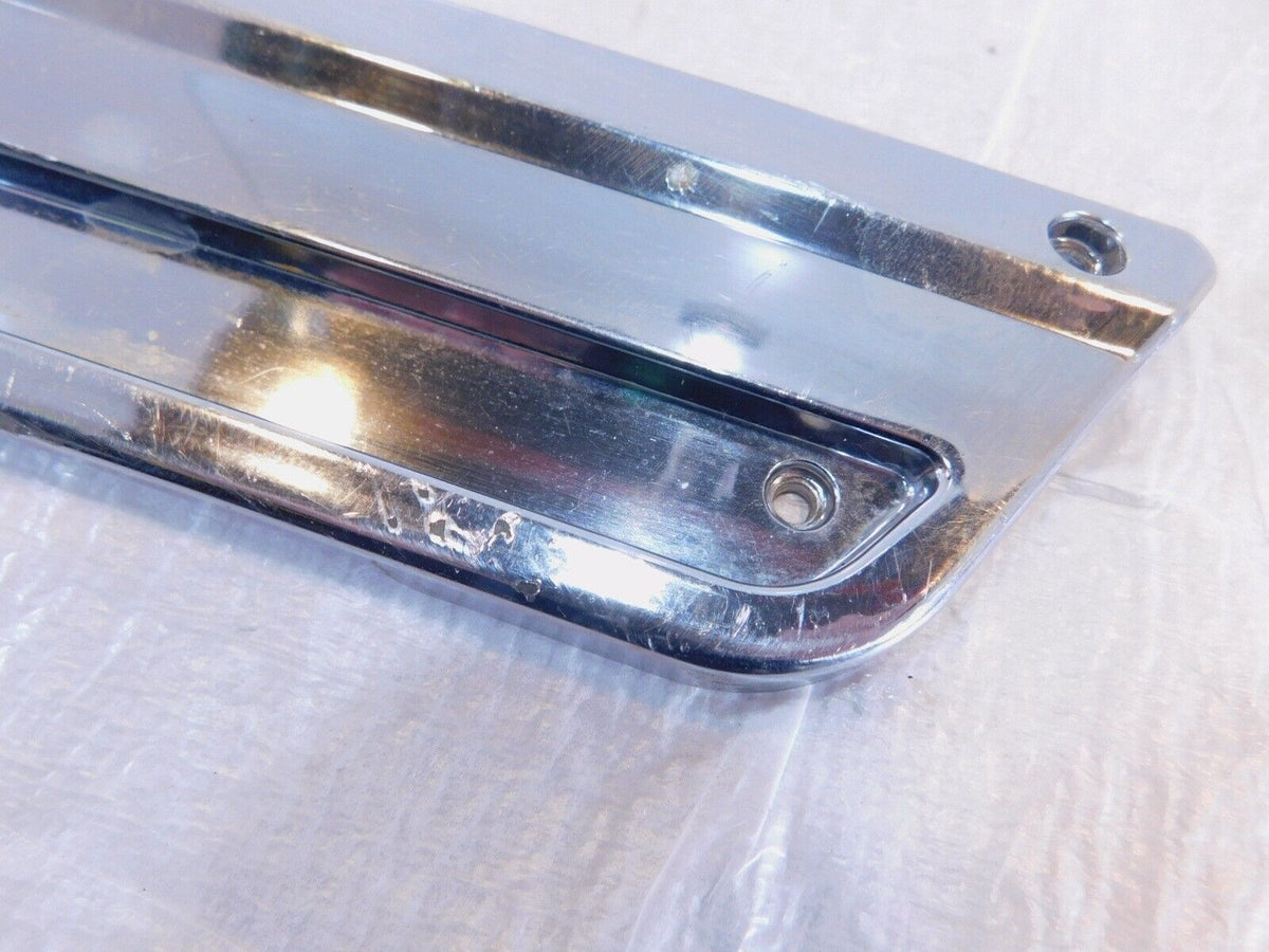 Harley Touring Road King Electra Street Glide Chrome Right Saddlebag Latch Cover - C3 Cycle