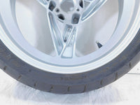 2001-2005 BMW F650 CS F650CS Scarver Silver Rear Rim Wheel & Tire - 36317681009 - C3 Cycle