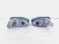 Pair Harley Touring FXR Dyna Sportster & Softail Black ISO Peg Footpeg Footrests - C3 Cycle