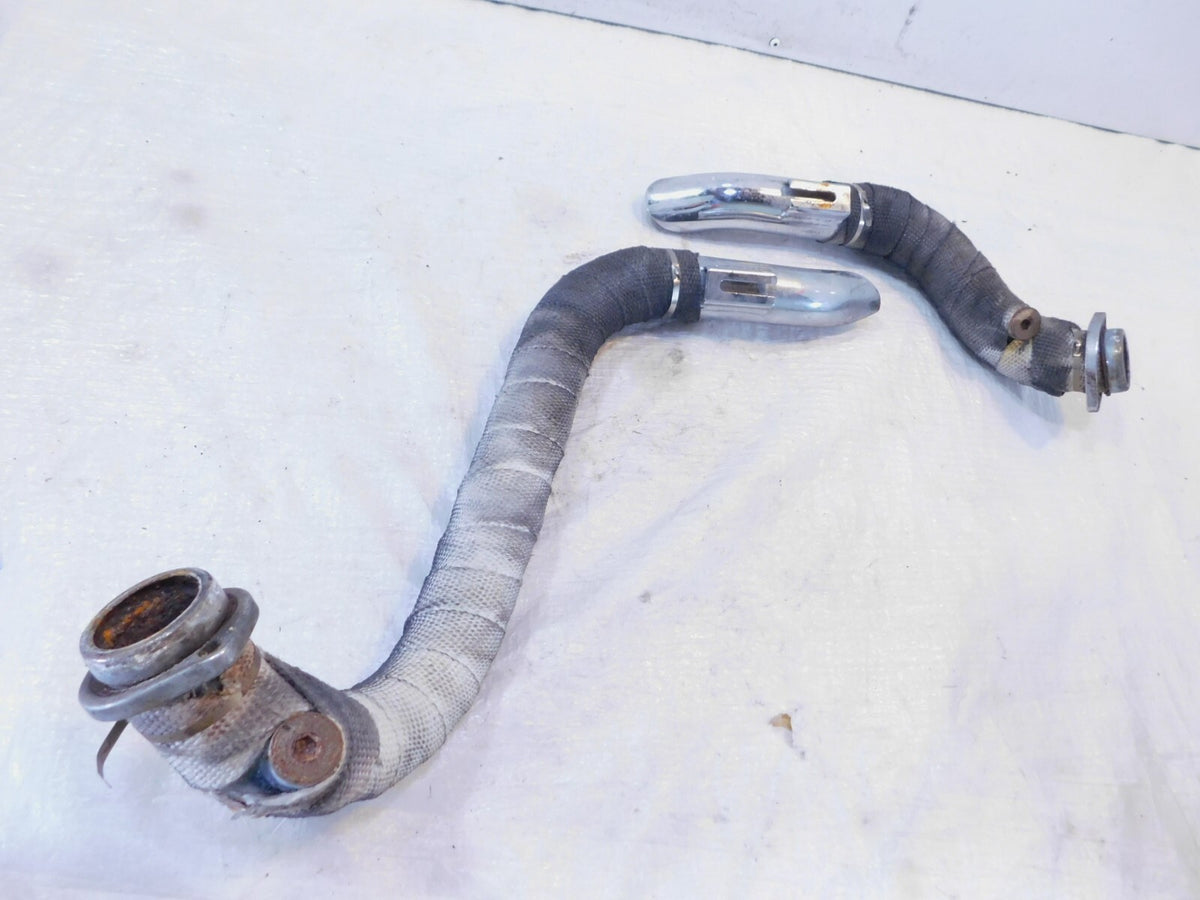 Harley Davidson Softail Heritage Custom Chrome Exhaust Pipe System - C3 Cycle