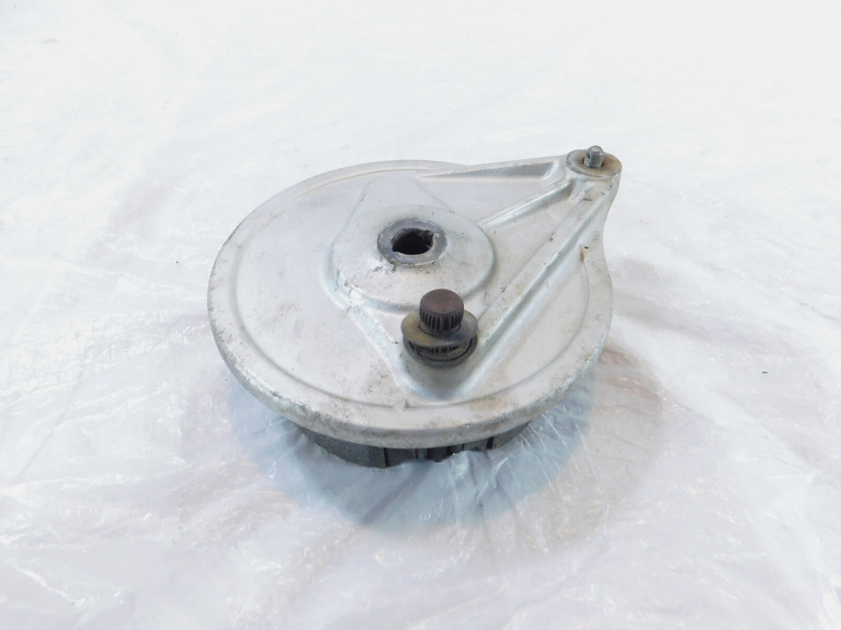 1985-1987 Honda CMX250 CMX250C Rebel 250 Rear Wheel Brake Shoe Hub & Mount Plate - C3 Cycle