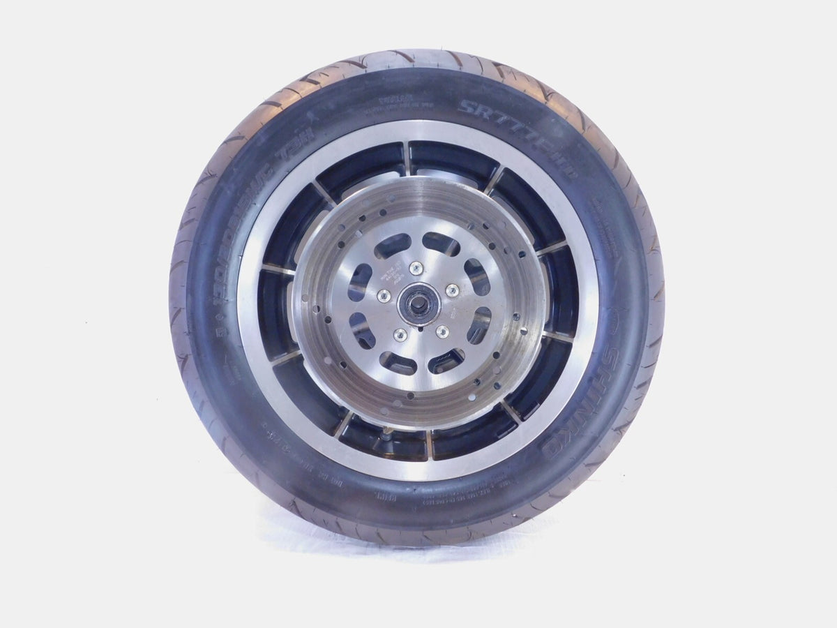 Harley Davidson EVO Touring Electra Glide Cast 10 Spoke Front Wheel Rim - BENT - C3 Cycle