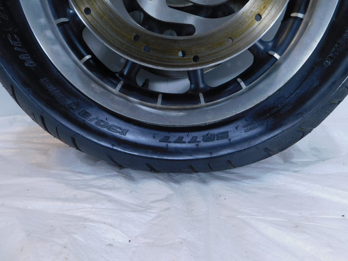Harley Davidson Road King & Electra Glide Black Front Wheel Rim Tire & Rotors - C3 Cycle
