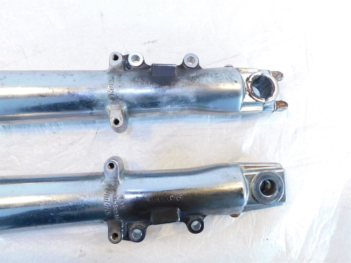 02-08 Harley Davidson Touring Road King Classic Chrome Left Right Front Forks - C3 Cycle