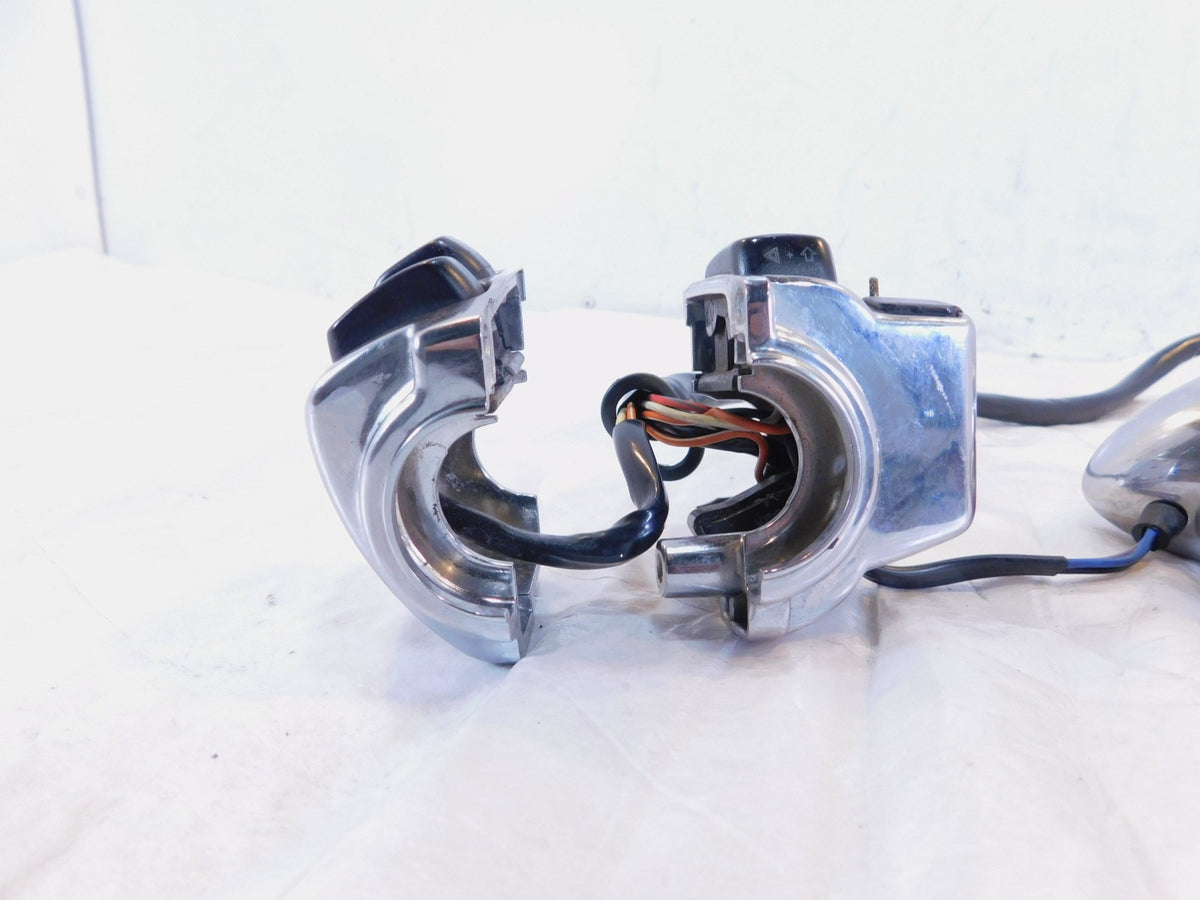 07-08 Harley Screamin Eagle CVO Road King Chrome Left Handlebar Switch Buttons - C3 Cycle
