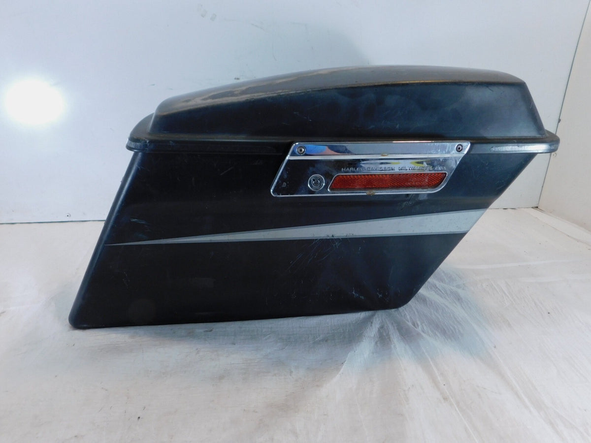 Harley Davidson Road King Street Electra Glide Black Right Luggage Bag Saddlebag - C3 Cycle