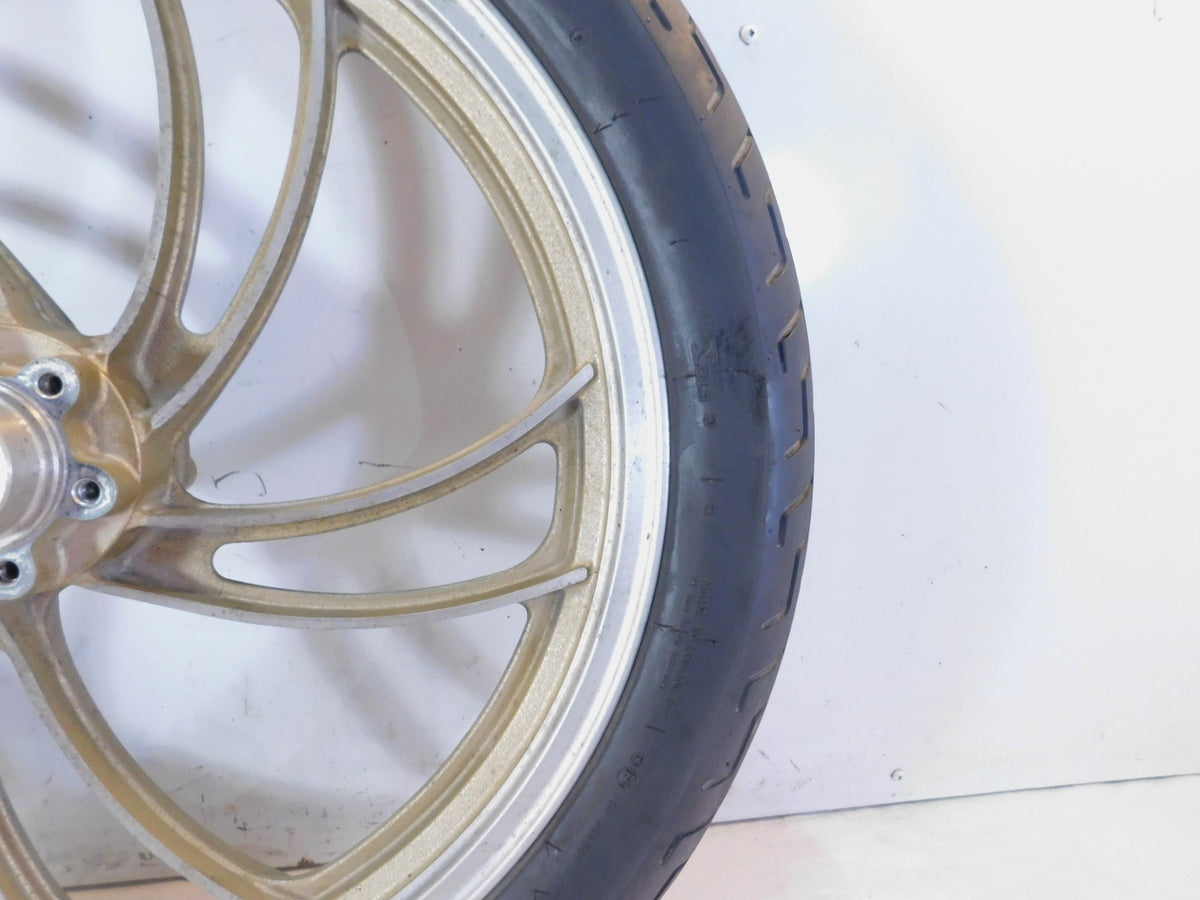 1980-1983 Yamaha XJ750 XJ750J Maxim 750 Gold Cast Front Mag Wheel Rim - C3 Cycle