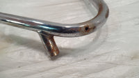 Harley Davidson Touring Road King Chrome Left Saddlebag Crash Guard - No Holes - C3 Cycle