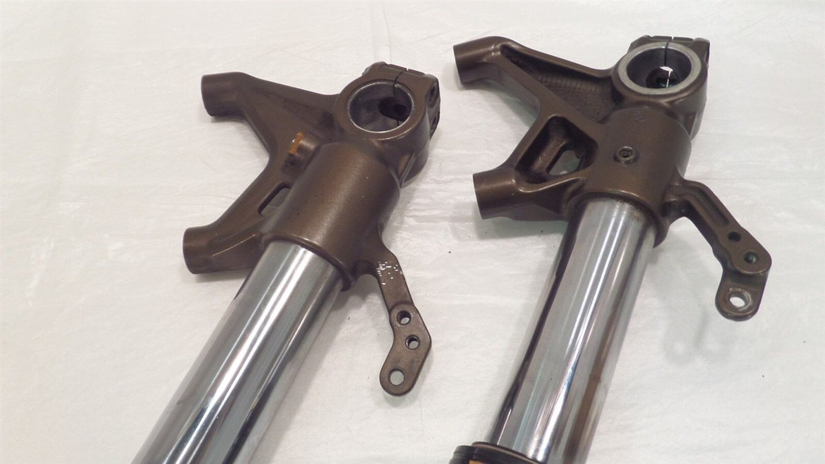 2003 03 Kawasaki Ninja ZX6R ZX6RR ZX636 Front Wheel Fork Leg Tubes - Bent - C3 Cycle