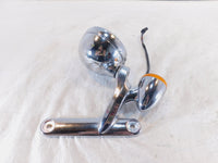 Harley FLHX Street Glide Right Chrome Auxiliary Spot Lamp w/ Turn Signal Housing - C3 Cycle