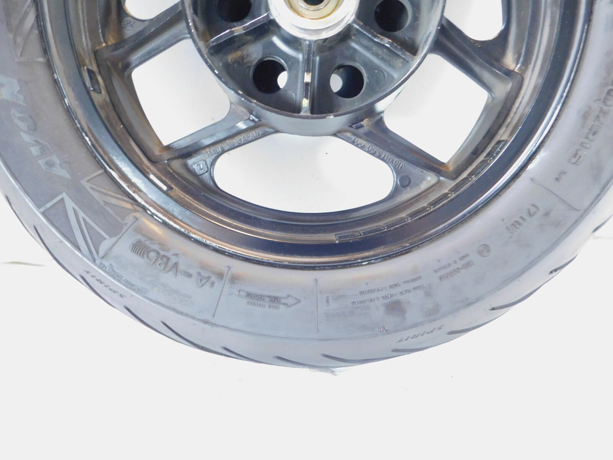 1986 & 1987 Kawasaki Ninja 1000 1000R ZX1000 GPZ Black Rear Wheel Rim & Tire - C3 Cycle