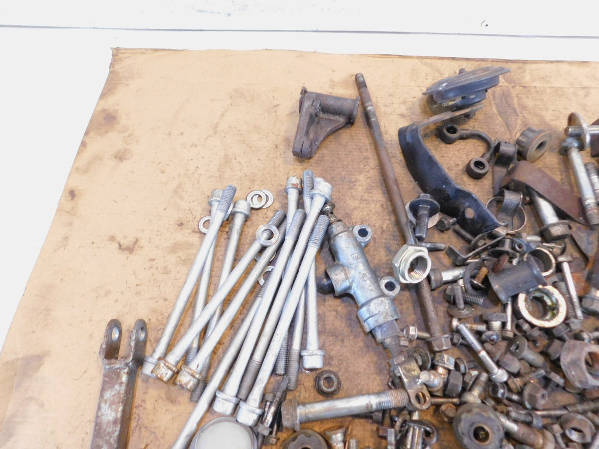 1992 Kawasaki Ninja ZX6 ZX600D Misc Nuts Bolts Brackets Hardware Parts Box Lot - C3 Cycle