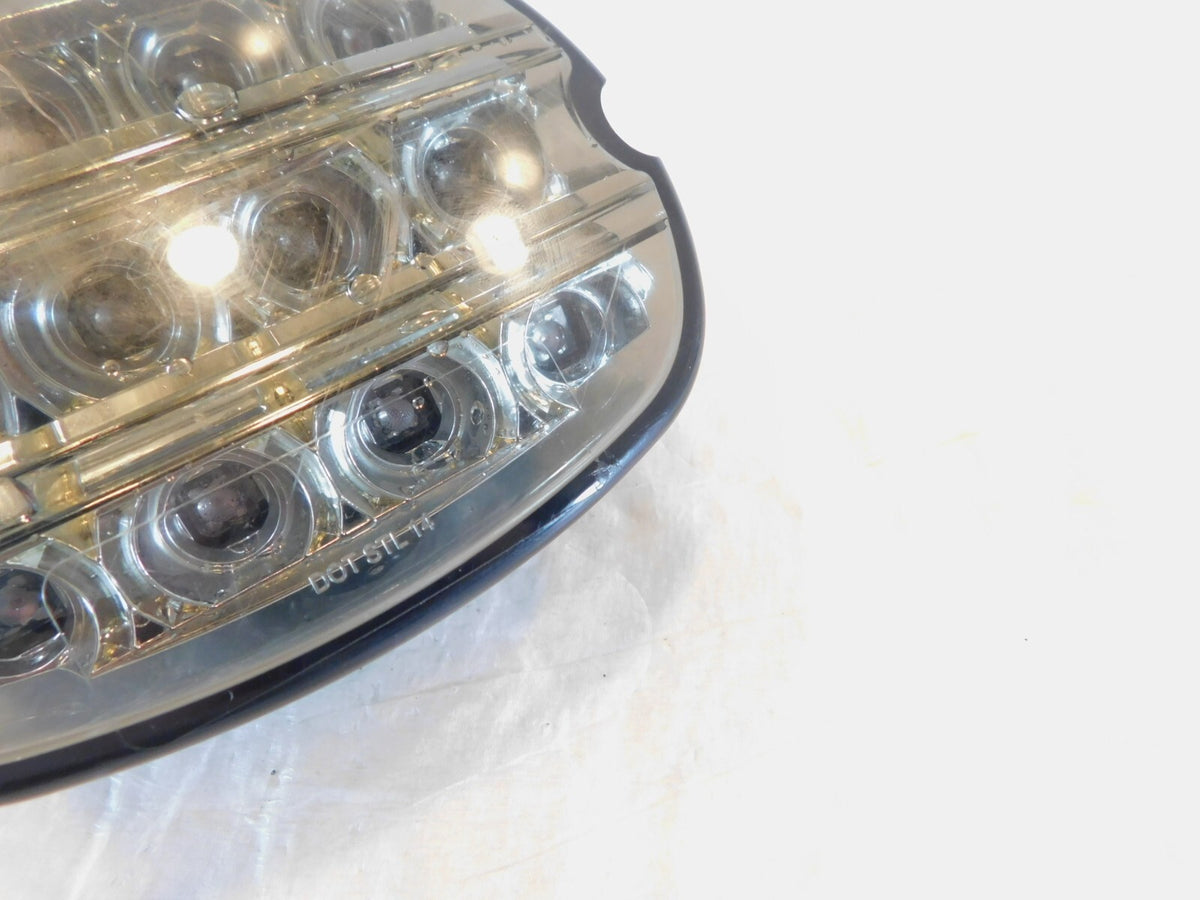 Harley Davidson Road Street Glide Smoked Rear Tail Brake Lamp Light w/ Backplate - C3 Cycle