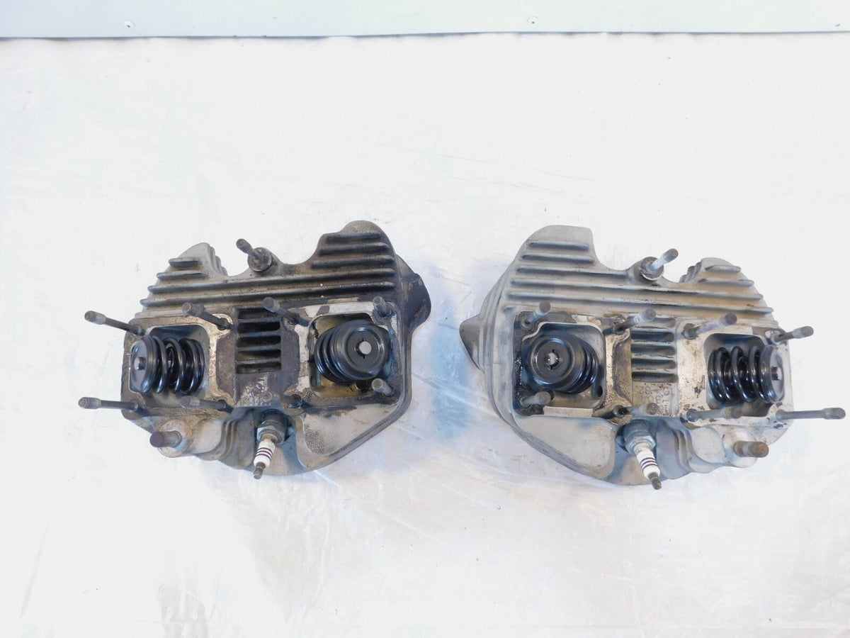 1979-1983 Harley Davidson Electra Glide Engine Motor Cylinder Heads w/ Valves - C3 Cycle