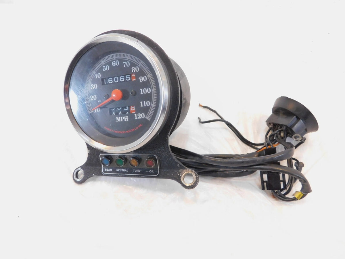 1986-1990 Harley Davidson Sportster XLH883 & 883 Hugger Speedometer & Odometer - C3 Cycle