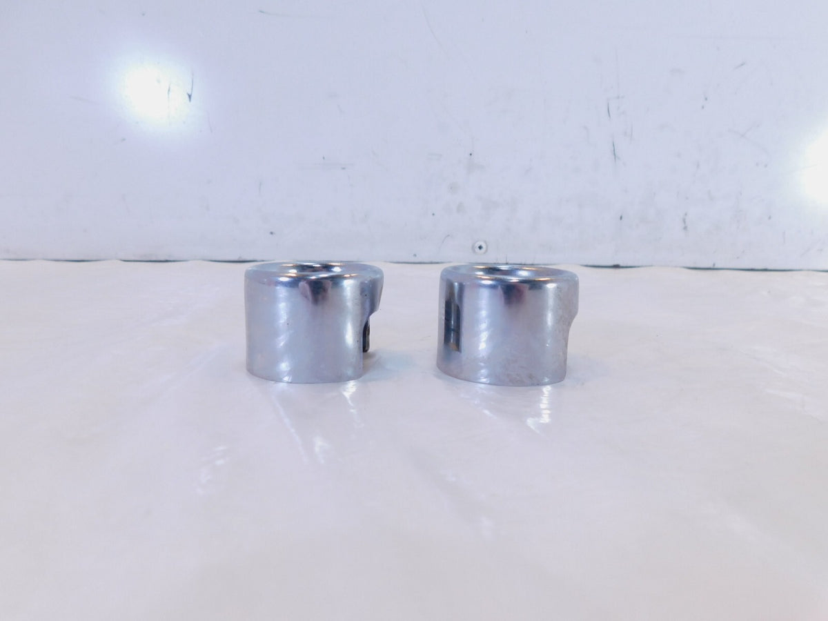 1986-1990 Harley Davidson Sportster 883 & 1200 Chrome Rear Shock Bolt Covers - C3 Cycle