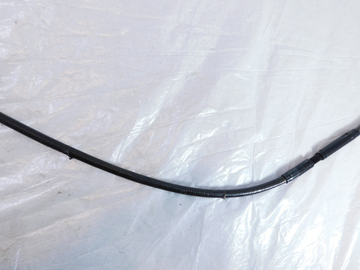 Harley Touring Road King Electra Street Glide Black Braided Clutch Cable Line - C3 Cycle