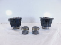 Pair Harley Davidson Sportster 883 Black Engine Cylinder Barrel Jugs w/ Pistons - C3 Cycle