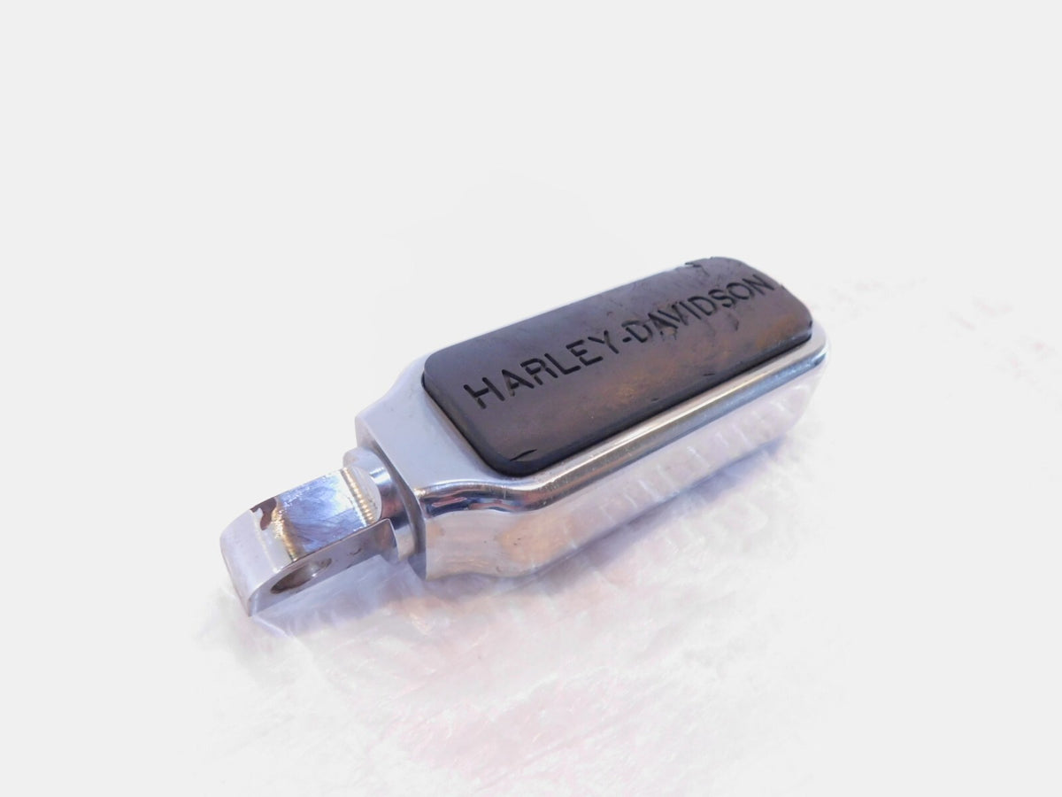 Harley Touring FXR Dyna Sportster & Softail Black & Chrome Footpeg Footrest - C3 Cycle
