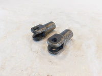 Harley Davidson Softail Deluxe Rear Passenger Footpeg Footrest Mount Brackets - C3 Cycle