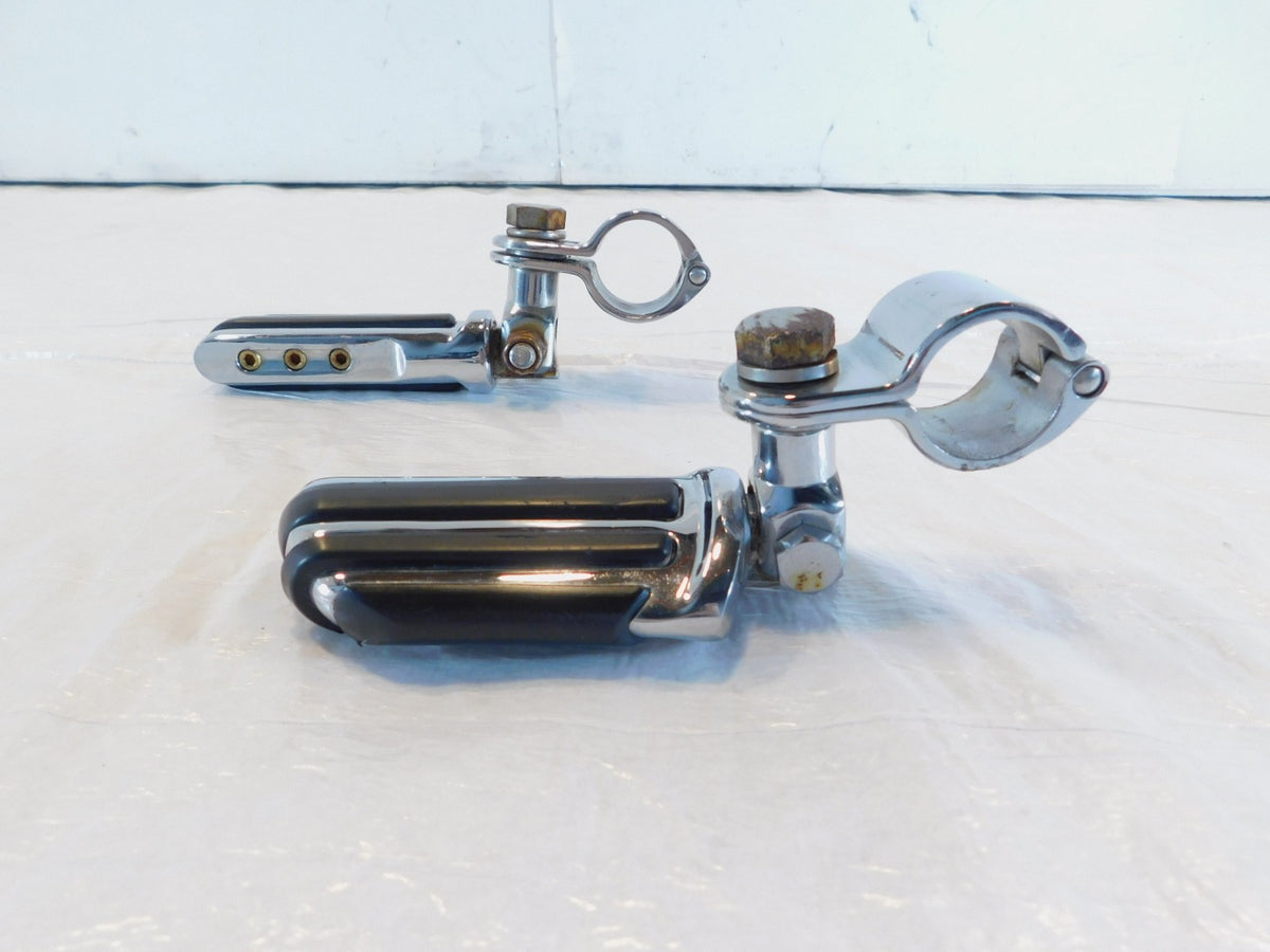 Harley Davidson Electra Glide & Road King Adjustable Highway Footrest Footpegs - C3 Cycle