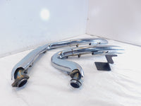 Harley Davidson Dyna Vance & Hines Chrome Engine Exhaust System Header Pipes - C3 Cycle