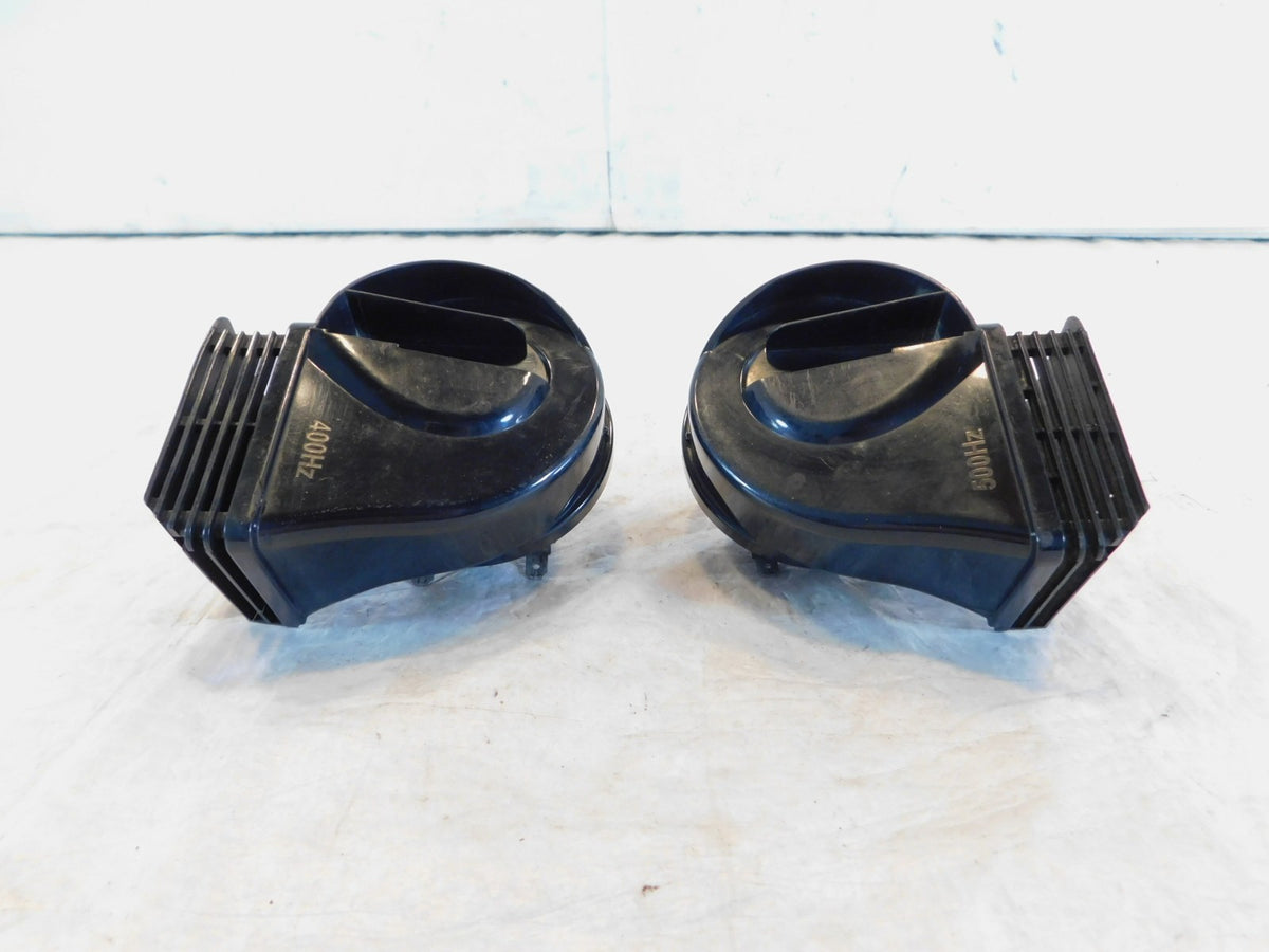 Harley Davidson Touring Dyna Softail & Sportster Black Moto Horn Dual Horns - C3 Cycle