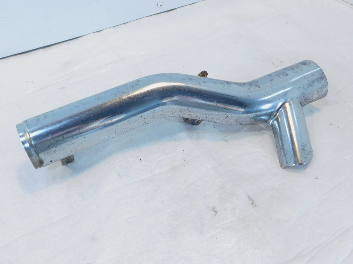 Harley Softail Fat Boy & Blackline Chrome Rear Exhaust Pipe Cover Heat Shield - C3 Cycle