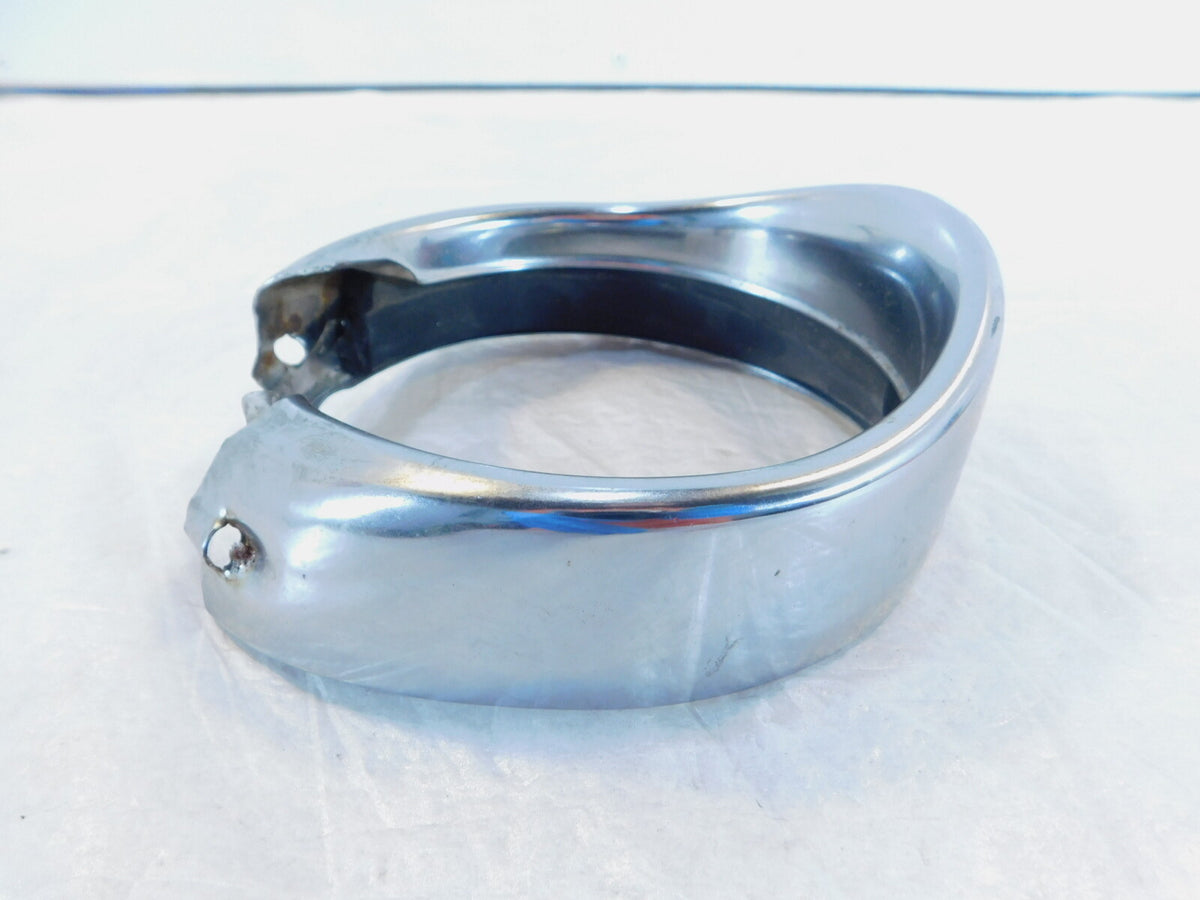 Harley Touring Electra Glide & Softail Passing Fog Light Lamp Chrome Trim Ring - C3 Cycle