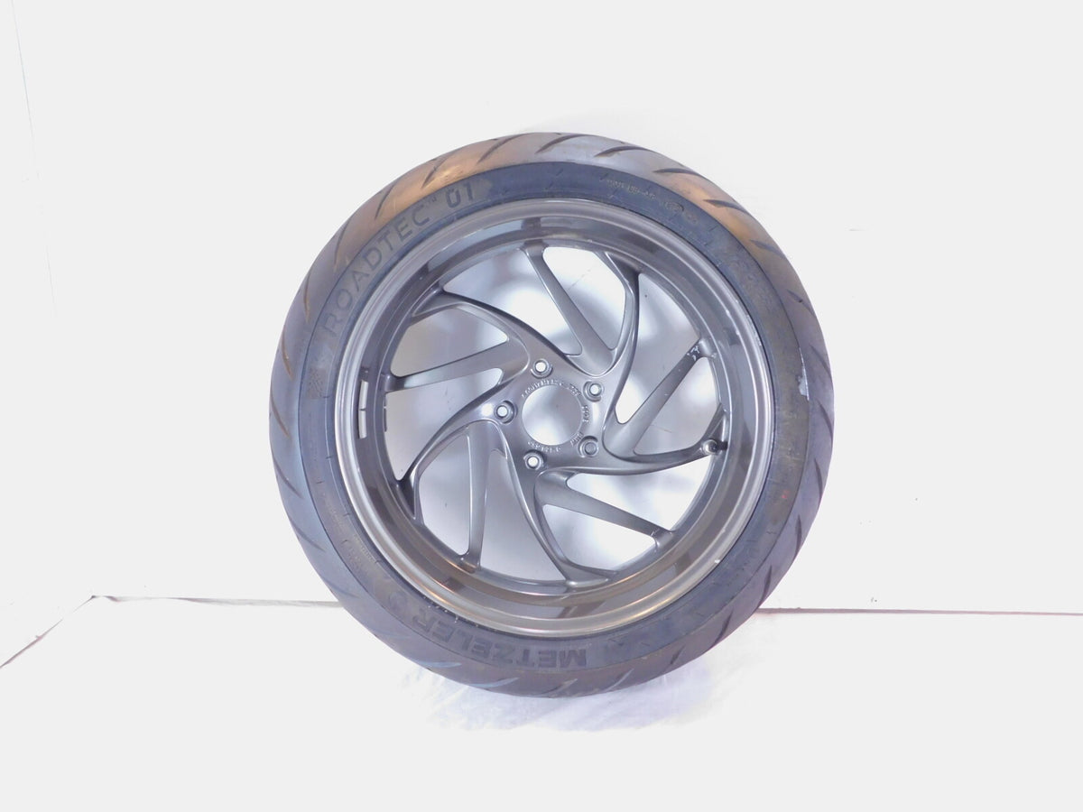 2011-2016 11-16 BMW K1600 GT K1600GT Ostra Gray Rear Wheel Rim & Tire - 6x17 - C3 Cycle