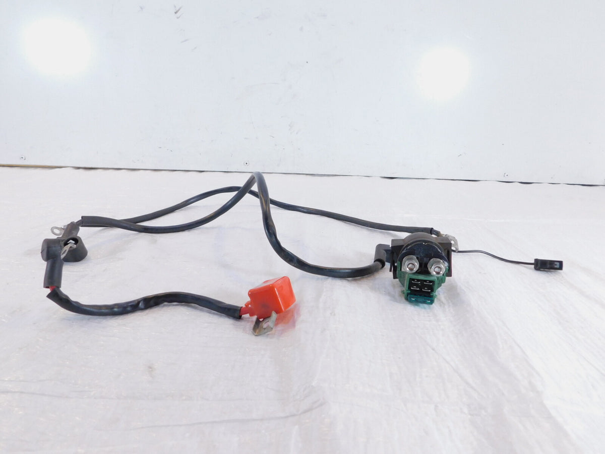 13-14 Suzuki GW250 Inazuma 250 L3 L4 Starter Solenoid Relay & Battery Cable Lot - C3 Cycle