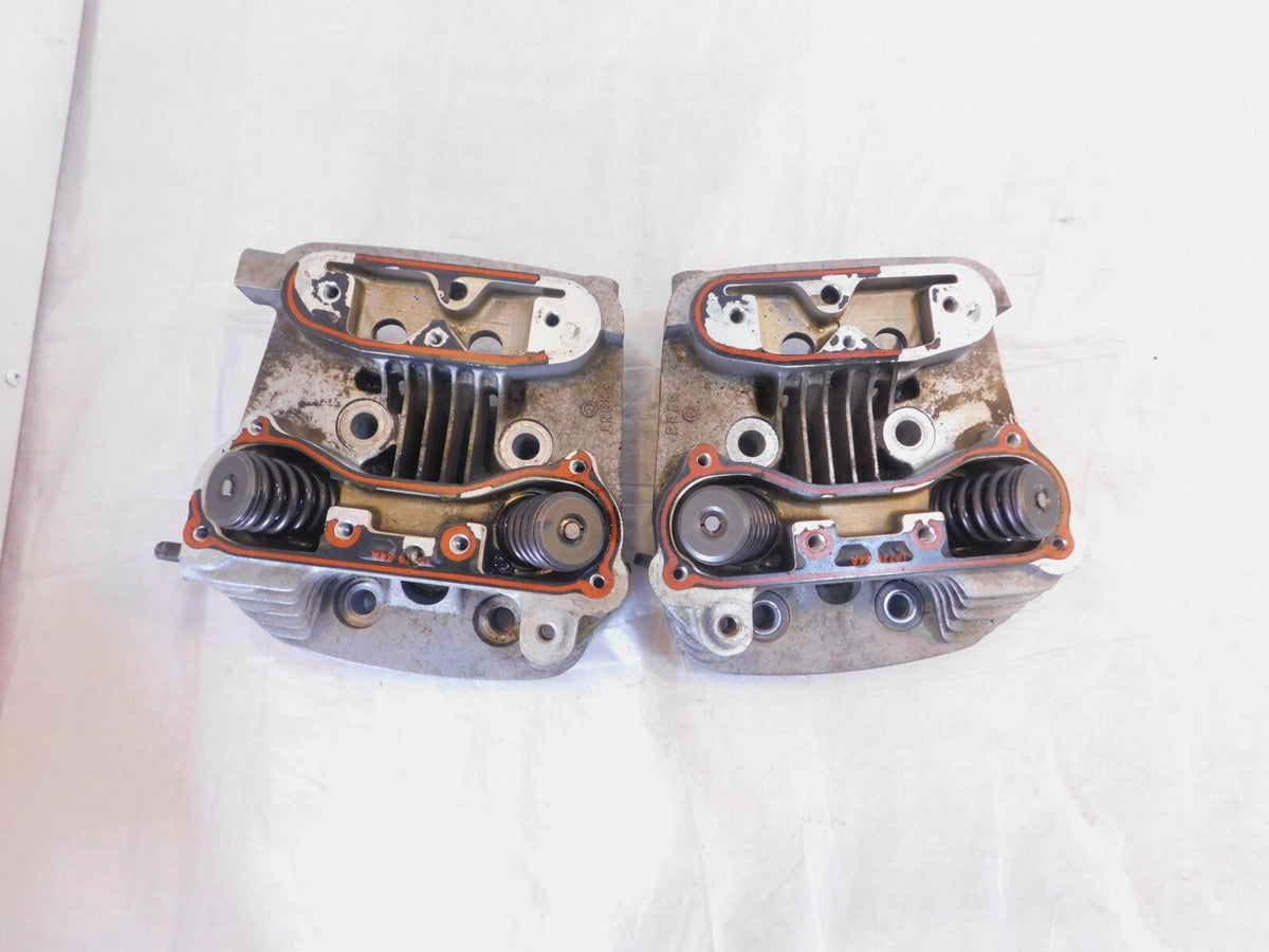 Harley Davidson Sportster 883 Hugger & Custom Silver Cylinder Heads w/ Valves - C3 Cycle