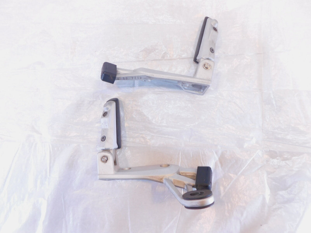 2005-2010 BMW R1200R R1200ST Rear Footrest Mount Plate Brackets & Foot Pegs - C3 Cycle