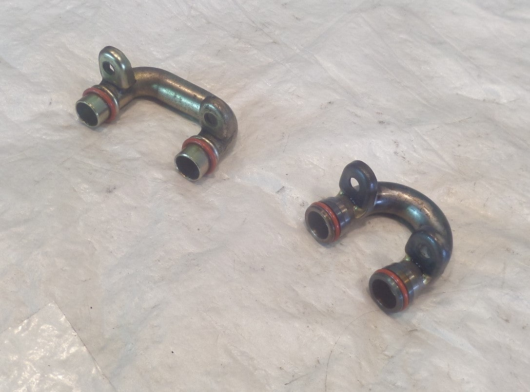 2001 & 2002 Yamaha YZFR6 R6 Engine Motor Crankcase & Oil Pump Hose Line Pipes - C3 Cycle